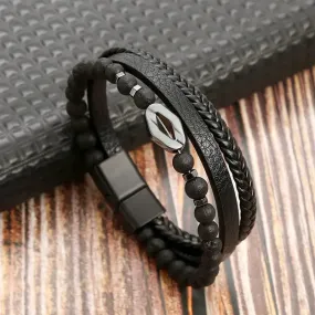 Classic Leather Bracelet for Men - Stylish, Durable & Versatile