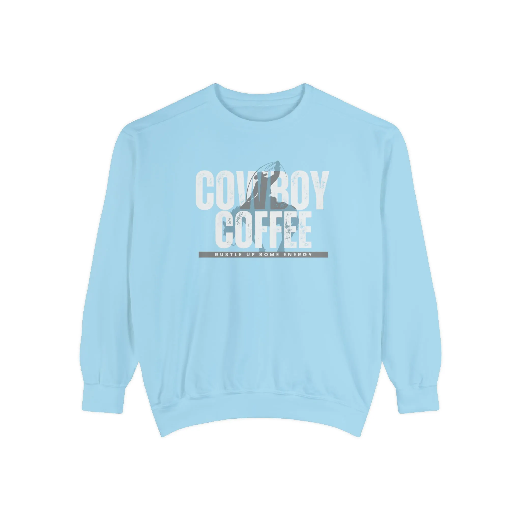 Cowboy Coffee Cozy Western Comfort Colors Men's Sweatshirt
