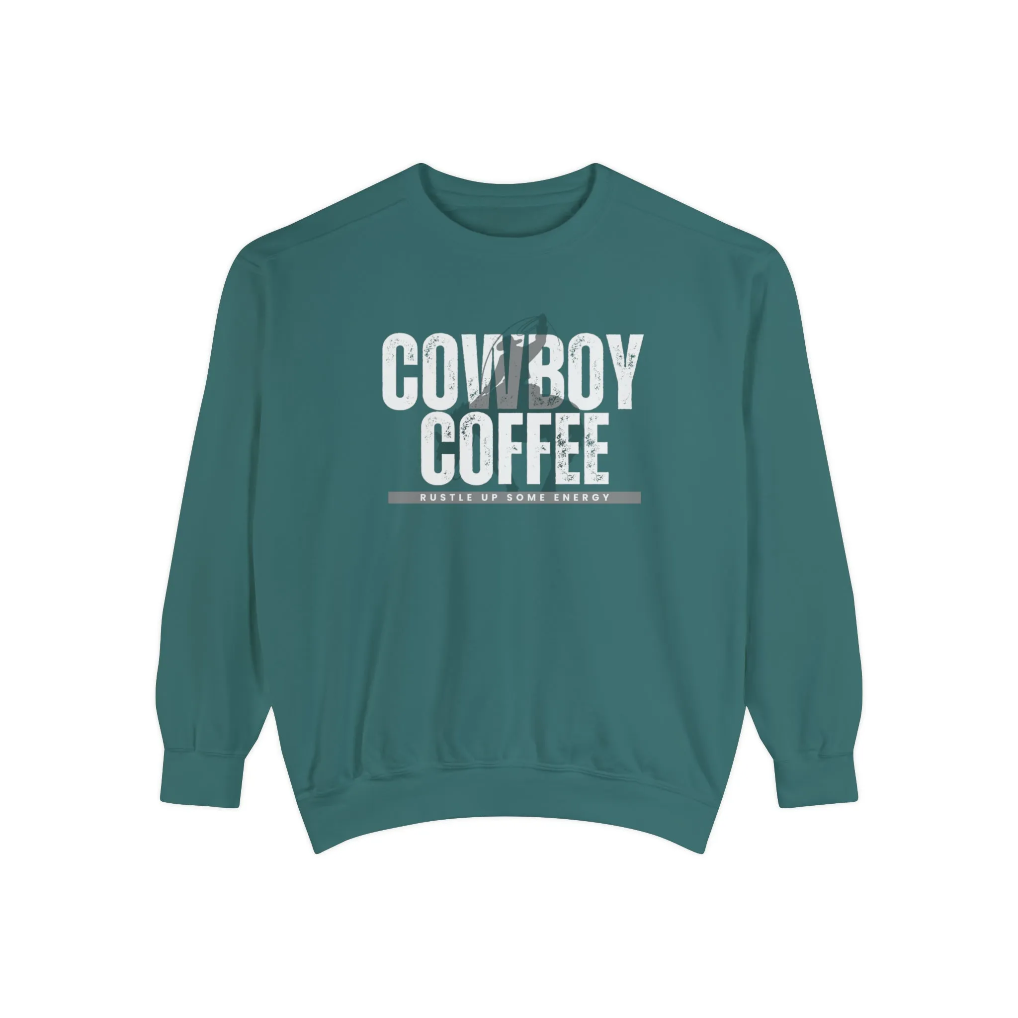 Cowboy Coffee Cozy Western Comfort Colors Men's Sweatshirt