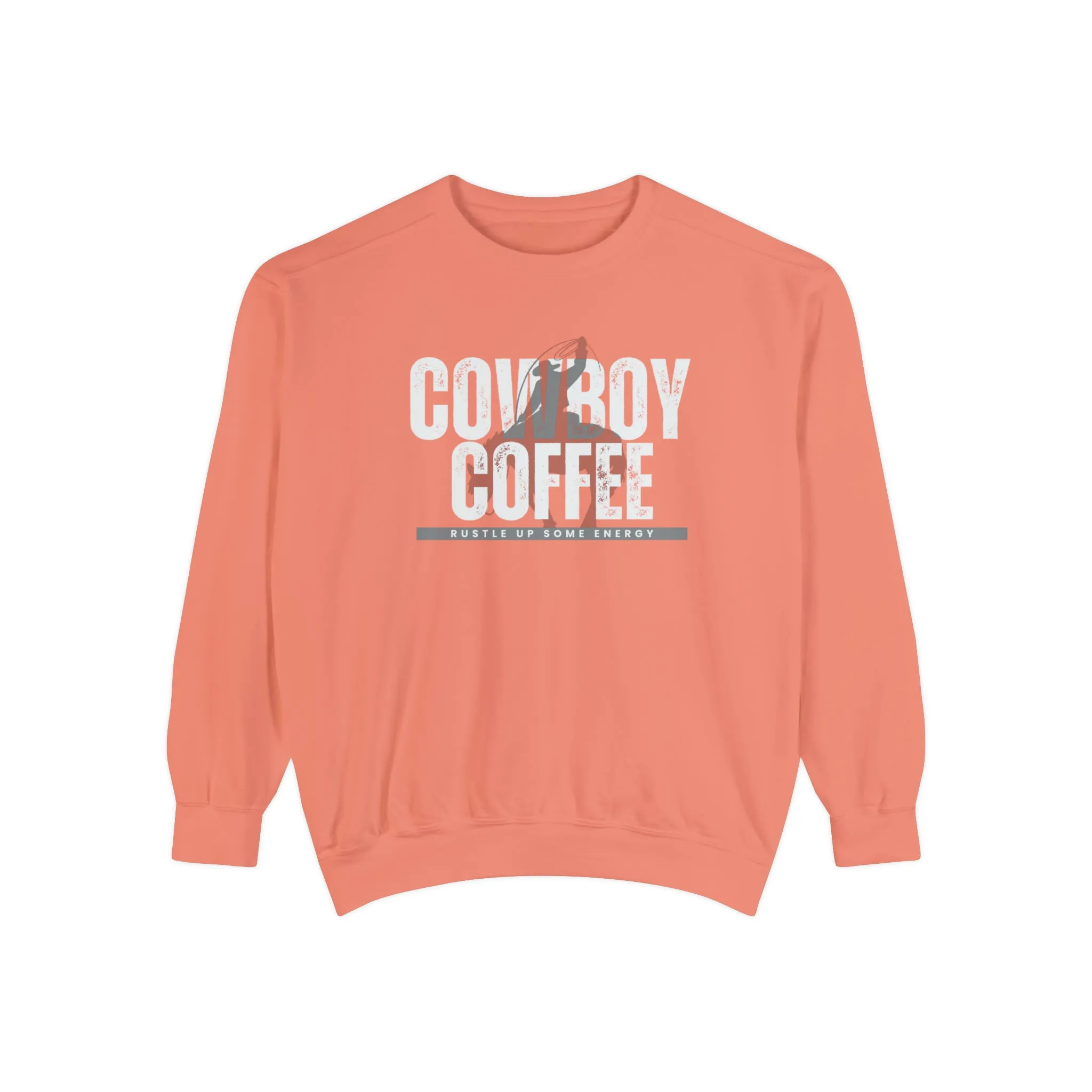 Cowboy Coffee Cozy Western Comfort Colors Men's Sweatshirt