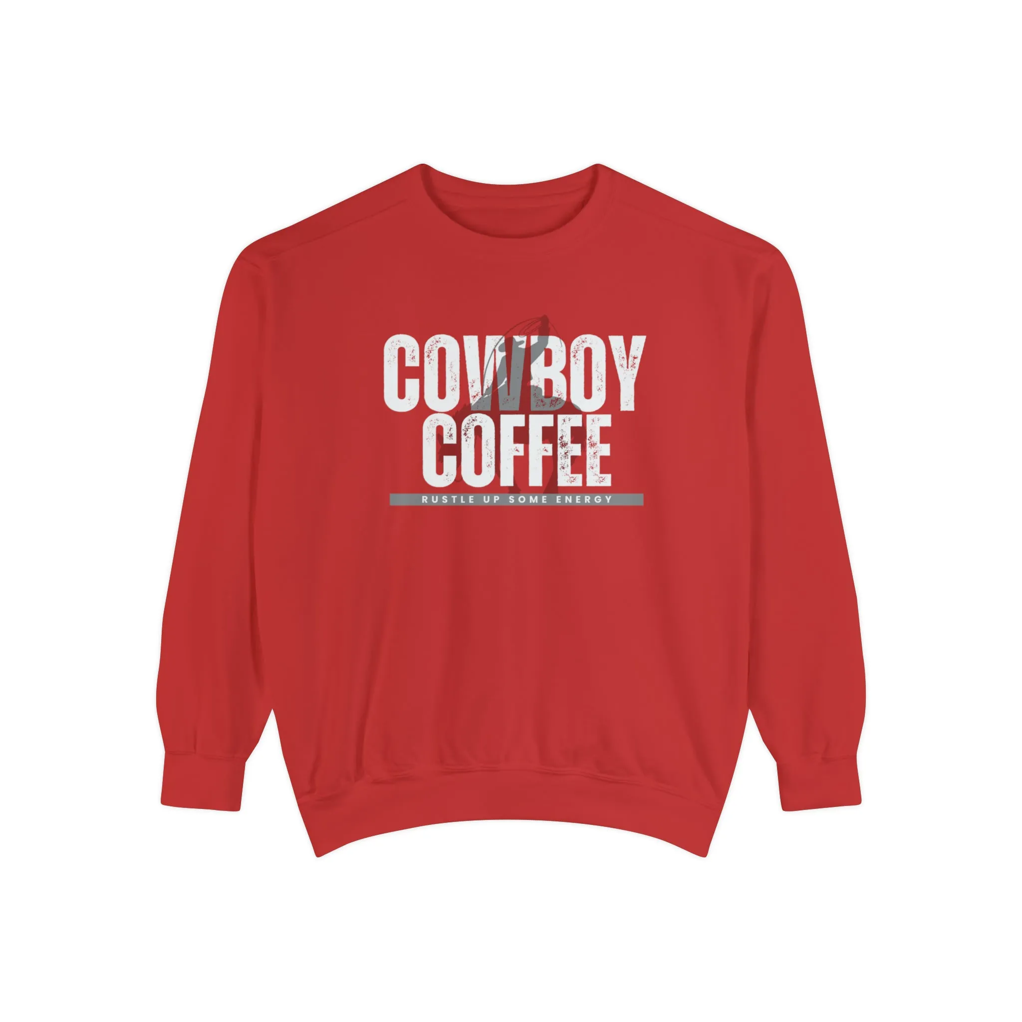Cowboy Coffee Cozy Western Comfort Colors Men's Sweatshirt