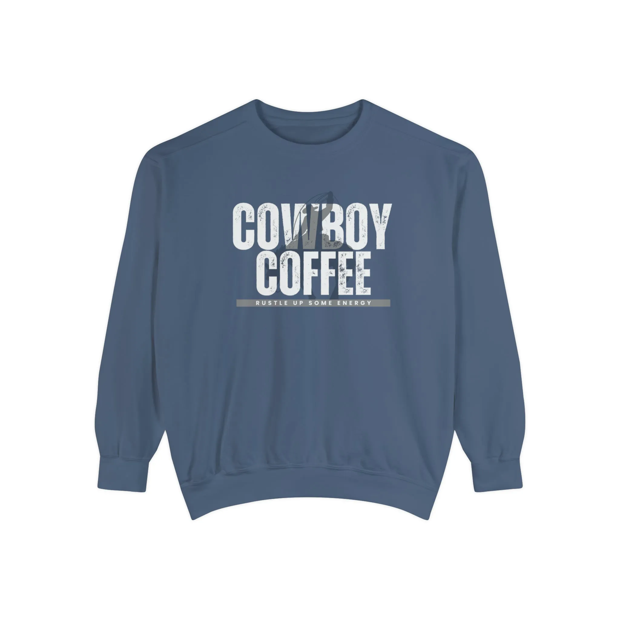Cowboy Coffee Cozy Western Comfort Colors Men's Sweatshirt
