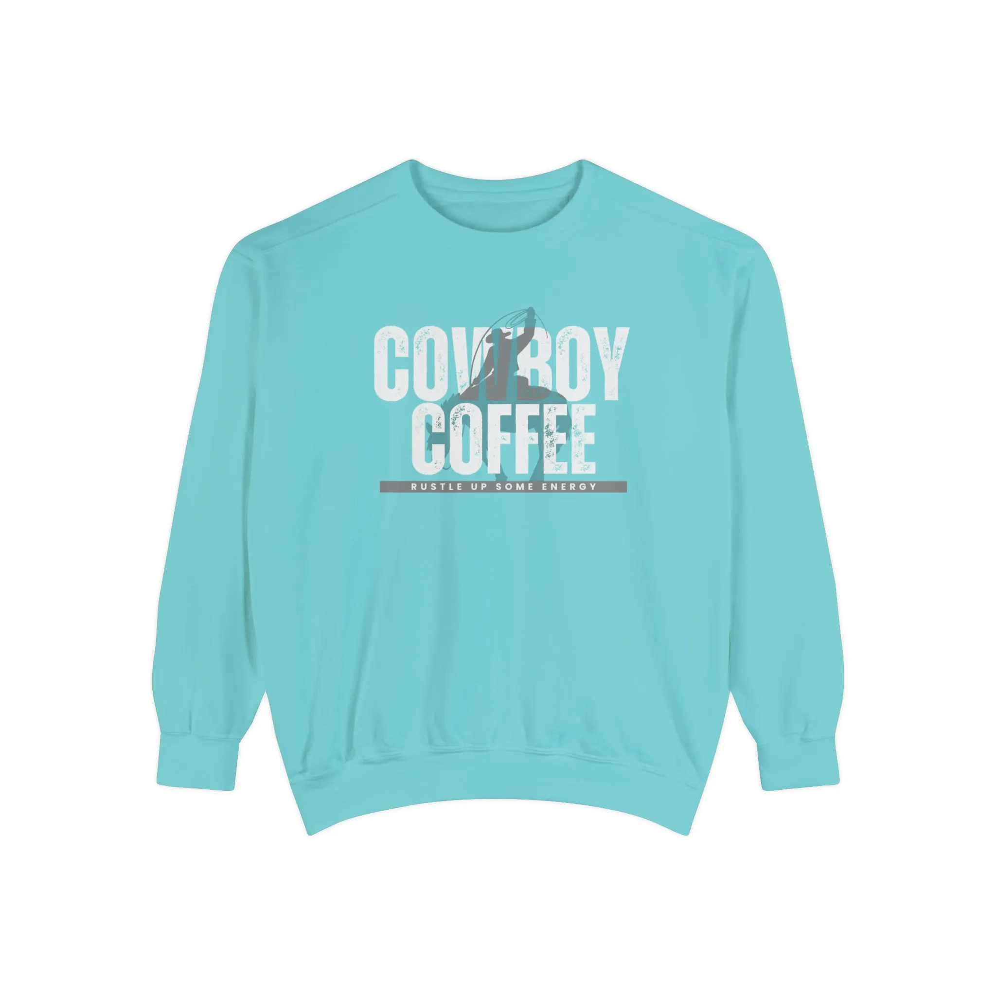 Cowboy Coffee Cozy Western Comfort Colors Men's Sweatshirt