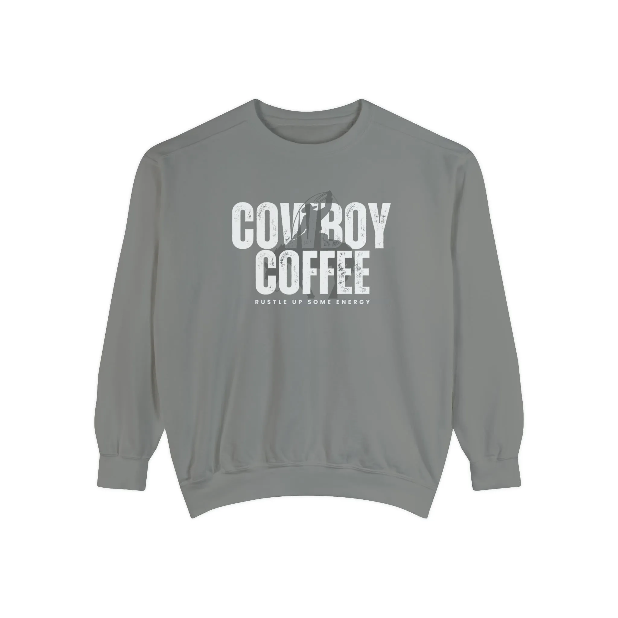 Cowboy Coffee Cozy Western Comfort Colors Men's Sweatshirt