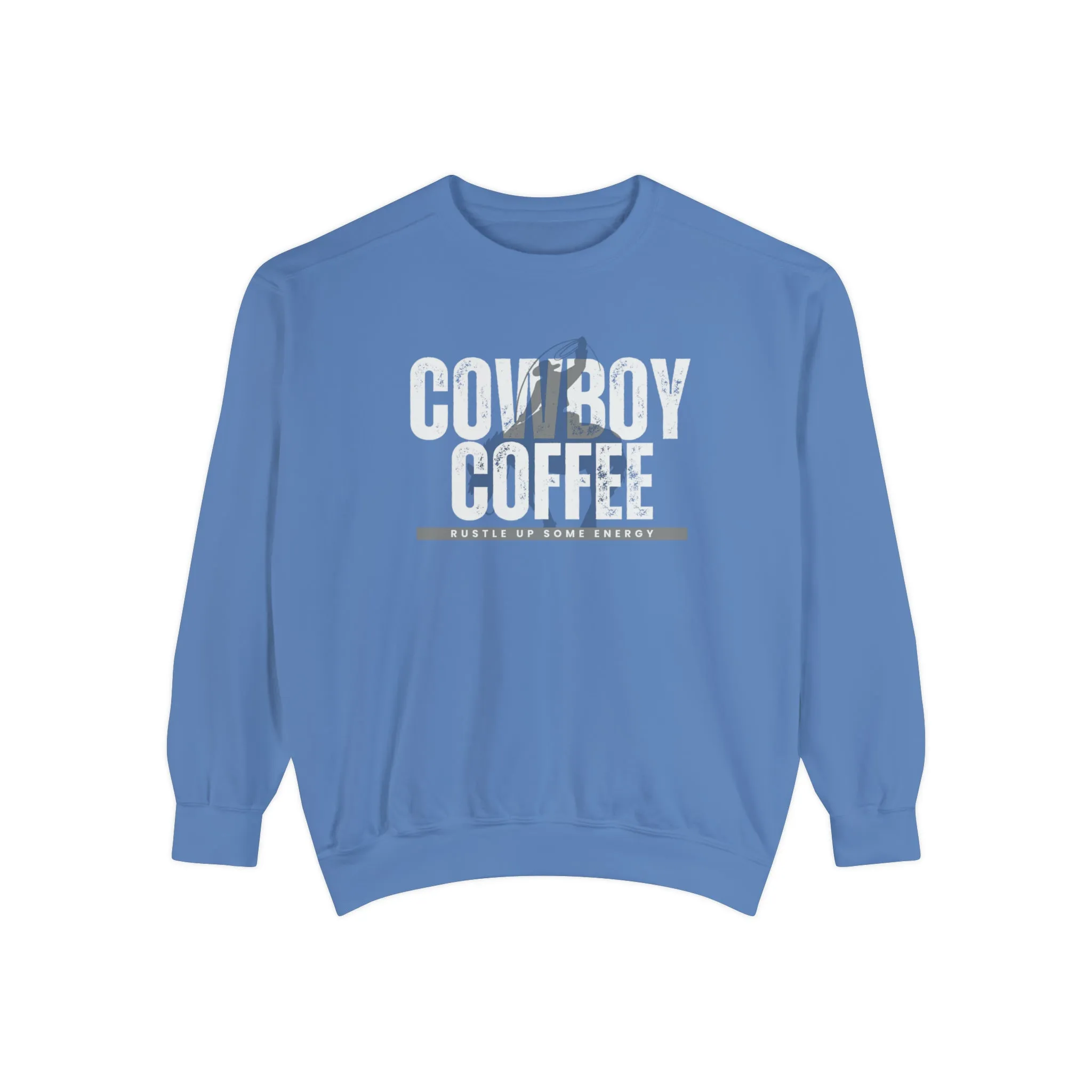 Cowboy Coffee Cozy Western Comfort Colors Men's Sweatshirt