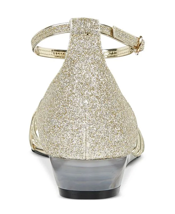 Easy Street Tarrah Gold Glitter