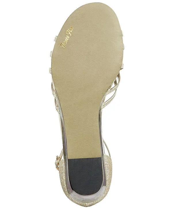 Easy Street Tarrah Gold Glitter
