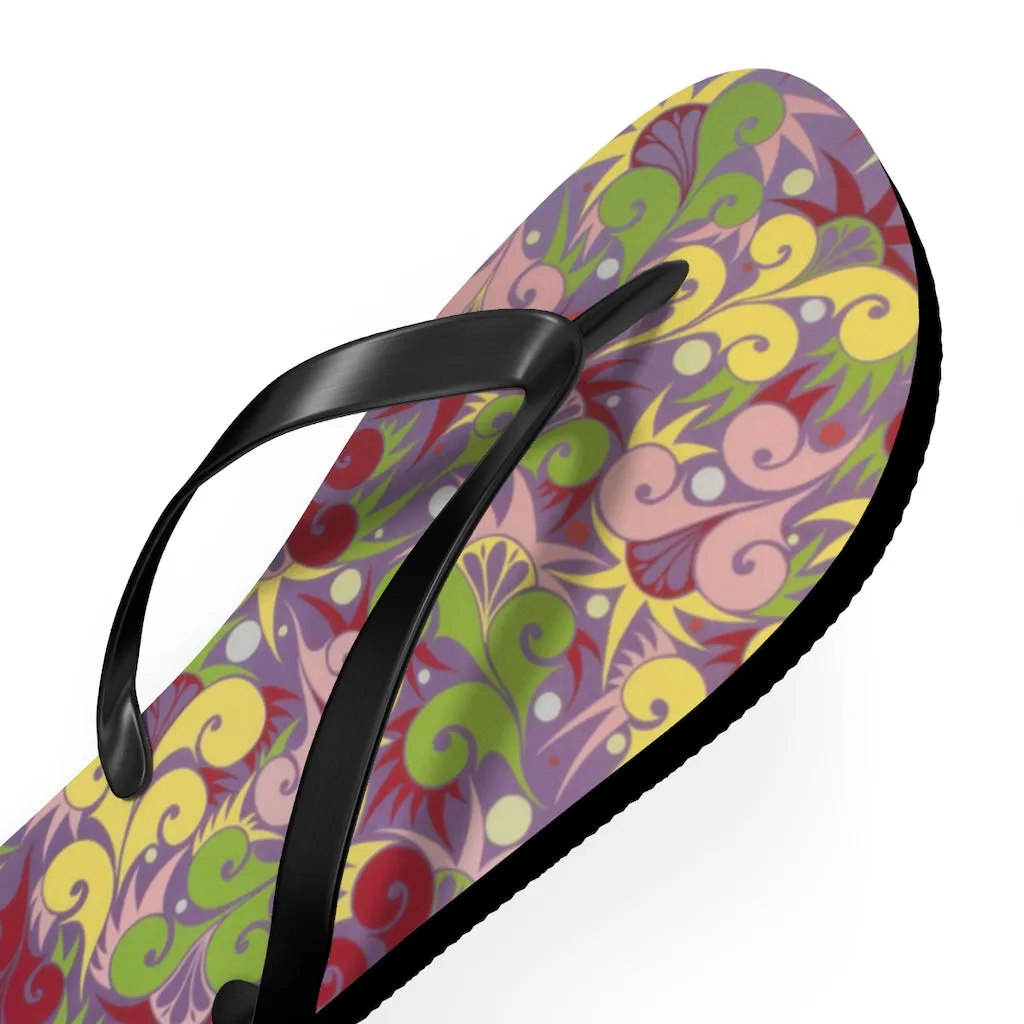 Floral Dynamic Flip Flops