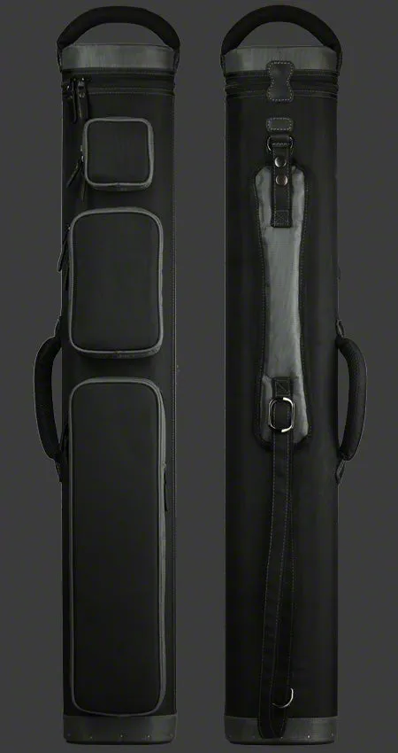 JB Ultimate Rugged Black/Grey Pool Cue Case - URBKGY