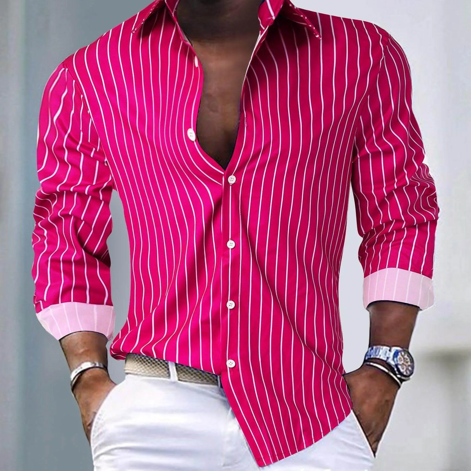 Men's Long Sleeve Casual Shirt