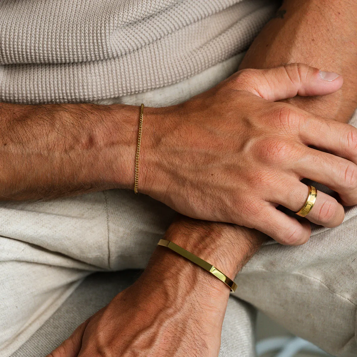 Minimal Chain Bracelet - Gold