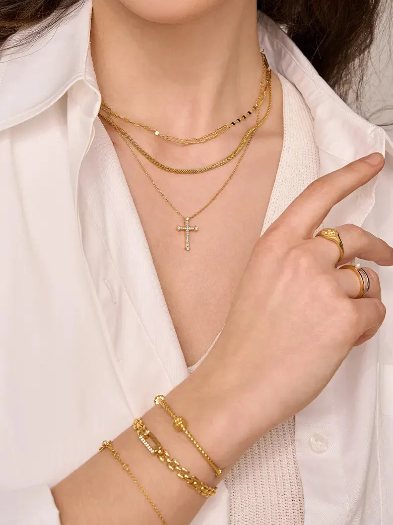 Shimmer Paperclip Chain