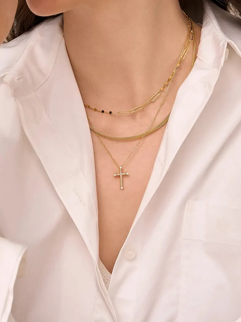 Shimmer Paperclip Chain