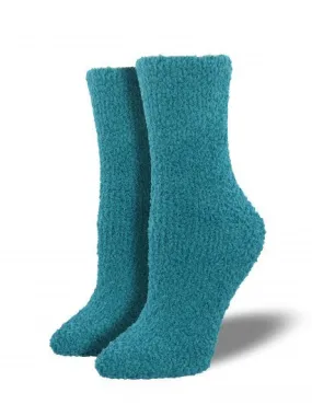 Warm Fuzzy Solid Crew Socks (Women's)